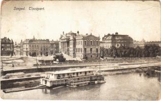 1918 Szeged, Tisza part, Kultúrpalota (szakadás / tear)