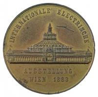 Ausztria 1883. "INTERNATIONALE ELECTRISCHE AUSSTELLUNG WIEN (Nemzetközi Elektromos Kiállítás Bé...