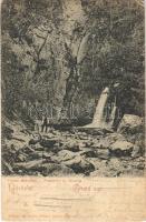 1900 Mehádia, vízesés. Raichl Sándor junior kiadása / waterfall (EK)