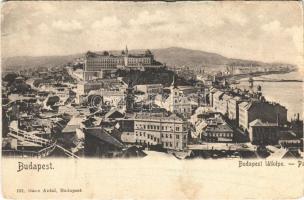 Budapest I. Tabán. Ganz Antal 131. (panorámalap fele / one half of a panoramacard)