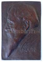 DN Rodin egyoldalas, öntött Br plakett (89x59mm) T:2