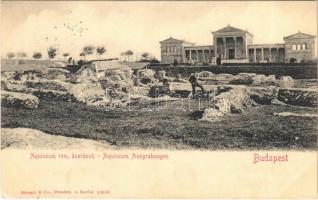 1903 Budapest III. Aquincum rom. ásatások