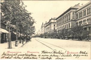 1905 Budapest VIII. Múzeum körút, Weissenberg Armin üzlete (szakadás / tear)