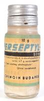 Superseptyl-urea sebhintőpor üvegcse, tartalommal.
