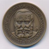 Tóth Sándor (1933-) Sillye Gábor 1817-1894 - A hajdúkerület utolsó főkapitánya / Hajdúkerület főkapitánya kétoldalas Br emlékérem (42,5mm) T:1