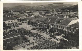 1940 Szamosújvár, Gherla; bevonulás. Sárai E. 38. / entry of the Hungarian troops + "M. kir. 34. honv. hv. zlj. Ellenőrizve!" (EB)