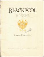 cca 1935 Blackpool, Official Publication, Balckpool Corporation Attractions and Publicity Cimmittee,...