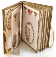 Exkluzív vintage stílusú fotóalbum Old Country Roses. Üres. 20x30 cm