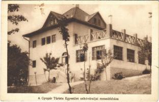 Csikóváralja (Pomáz), Gyopár Turista Egyesület menedékháza + bélyeg