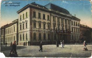 1918 Máramarossziget, Sighetu Marmatiei; Kir. Törvényszék / court (b)