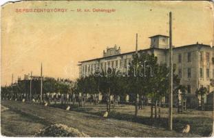 1911 Sepsiszentgyörgy, Sfantu Gheorghe; M. kir. dohánygyár / tobacco factory (b)