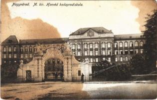 1917 Nagyvárad, Oradea; M. kir. honvéd hadapródiskola / K.u.K. military cadet school (r)