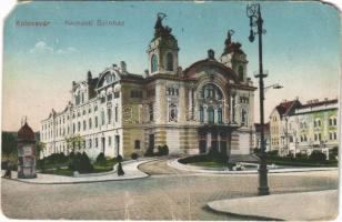 Kolozsvár, Cluj; Nemzeti színház. Lidák Nándor kiadása / theatre (b)