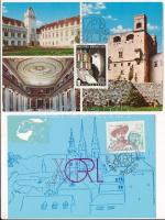 50 db MODERN képeslap bélyegzésekkel, sok motívum / 50 modern postcards with cancellations, mostly m...