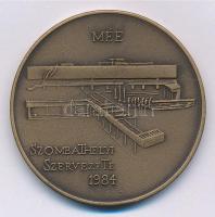 Kiss Sándor (1925-1999) 1984. "Szombathelyi Képtárépítő Egyesület / Derkovits Gyula" Br em...