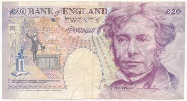 Nagy-Britannia 1991. 20P T:III 
Great Britain 1991. 20 Pounds C:F
