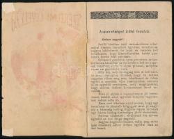 cca 1890 Legújabb szerelmi levelező, Löbl Könyvnyomdája, 64p