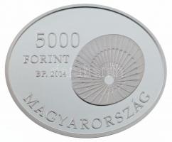 2014. 5000Ft Ag "Bárány Róbert Nobel-díj 1914" kapszulában T:PP