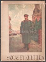 1949 A Szovjet Kultúra c. magazin 1. évf 1. száma + Sztálint ábrázoló kép szakadásokkal