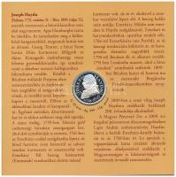 2009. 5Ft-200Ft "Haydn" (6xklf) forgalmi érme sor + "Joseph Haydn" Ag emlékérem ...