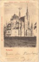 1901 Budapest X. Kőbánya, Római katolikus templom. Fénynyomat Divald műintézetéből 123. (fl)