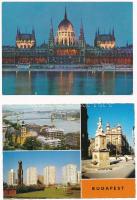 50 db MODERN magyar város képeslap: Budapest / 50 modern Hungarian town-view postcards: Budapest