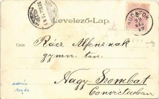 1899 Budapest XIV. Városliget, Történelmi főcsoport, Vajdahunyad vára. Kunstanstalt "Kosmos&quo...