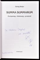 Görög Ibolya: Summa Summarum. Európaiság - hitelesség - protokoll. Bp, 2019, Athenaeum. Kartonált pa...