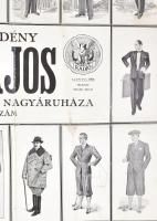 1933 Kraszner Lajos Szövet, bélésáru és szabókellékek nagyáruházának 1933-1934. évi őszi és téli idé...