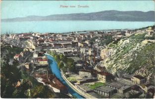 1909 Fiume, Rijeka; von Tersatto / from Trsat (Rb)