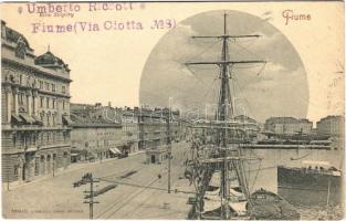 1900 Fiume, Rijeka; Riva Szapáry (EK)