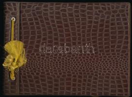 1974 Számítógéptechnika '74 Esztergom, 1974.IX. 30.-X.4. fotóalbum (11db fotó), megkímélt állap...