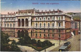 Trieste, Palazzo della Luogotenenza / palace, tram