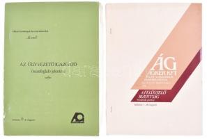 1987-1989 Állami Gazdaságok Kereskedelmi Kft. 2 db nyomtatvány, A felügyelő bizottság beszámoló jelentése és Az ügyvezető igazgató összefoglaló jelentése. Szakadt, sérült 30x22,5 cm