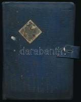 1956 Emlékkönyv, egyedi bájos rajzokkal és idézetekkel. Kopott, sérült borító 19x14,5 cm