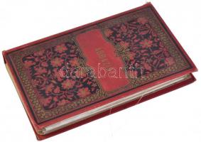 cca 1900 Abbazia, 2 képet tartalmazó leporelló, széteső állapotban