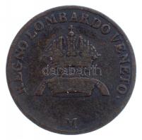 Olasz Államok / Lombardia-Velence 1839M 1c Br T:2 
Italian States / Lombardy-Venetia 1839M 1 Centes...