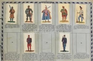 cca 1938 Képes magyar történelem, irodalom és művészet, a Szent István Cikóriagyár matricagyűjtő alb...