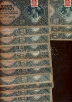 1945. 1000P(50x) bélyeggel T:II,II/III