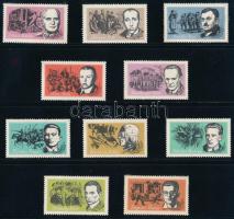 Munkásmozgalmi levélzáró, propagandabélyeg sorozat 10 db klf levélzáró bélyege