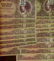 1945. 10.000P bélyeggel(50x) T:II,II/III