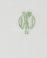 cca. 1930 Schlagenwald porcelán 18 darabos étkészlet, 1 db leveses tál fedővel, 1 db szószos tál fed...