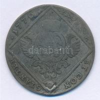 Német Államok / Württemberg 1770. 20kr Ag "Károly Jenő" T:3 lyuktömött
German States / Wü...