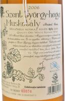 2006 Szent György-hegyi Muskotály, 750 ml