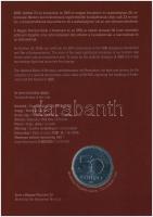 2006. 50Ft Cu-Ni "1956-os forradalom" emléklapon T:1,1-