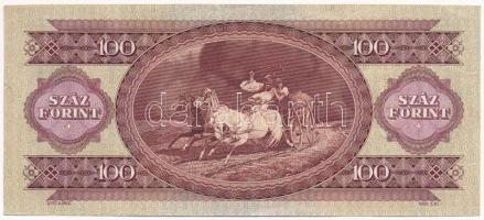 1968. 100Ft "B 107 108259" T:III szép papír 
Adamo F32