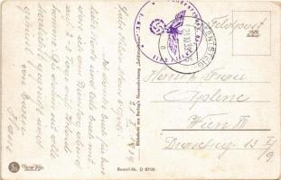 1939 Soldatenleben, ja das heißt lustig sein / WWII German military art postcard, humour s: Borlag (...