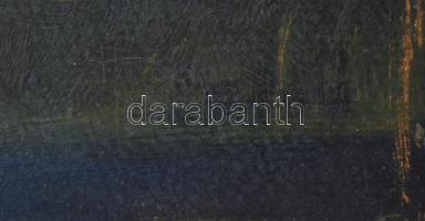 Olvashatatlan jelzéssel, feltehetően a XIX. sz. végén/XX. sz. elején működött festő alkotása: Tavasz...