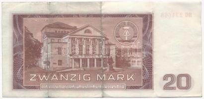 NDK 1964. 20M T:III szép papír
GDR 1964. 20 Mark C:F fine paper
Krause P#24