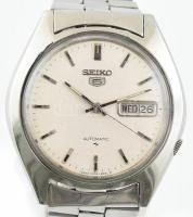 Seiko automata óra, gyári dobozában, dátumkijelzővel, jó állapotú, működik. d: 35mm